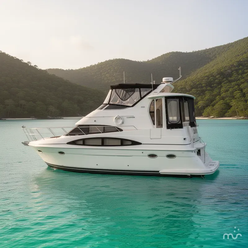 The Image of Carver Yachts 396 Aft Cabin Motor Yacht 2001 - 0