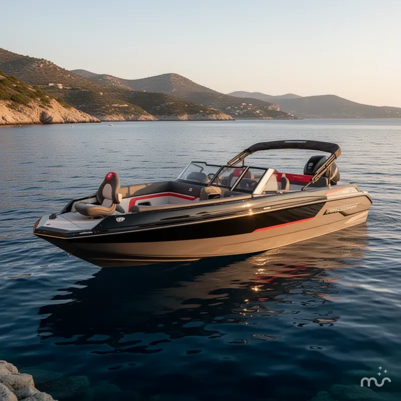 Slide: The Image of Princecraft Ventura 230 WRL Deckboat & Mercury 4-Stroke EFI 2026 - 2