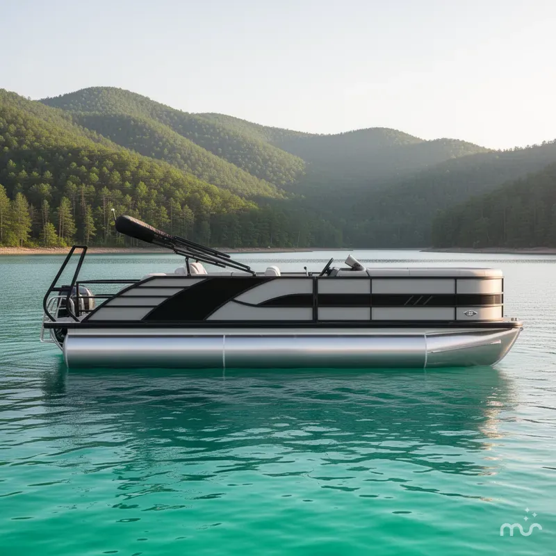 Slide: The Image of Bentley Pontoons Elite 223 Swingback DC Triple Tube Pkg 2026 - 2