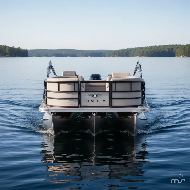 Slide: The Image of Bentley Pontoons Legacy 223 Swingback Triple Tube Pkg 2026 - 1
