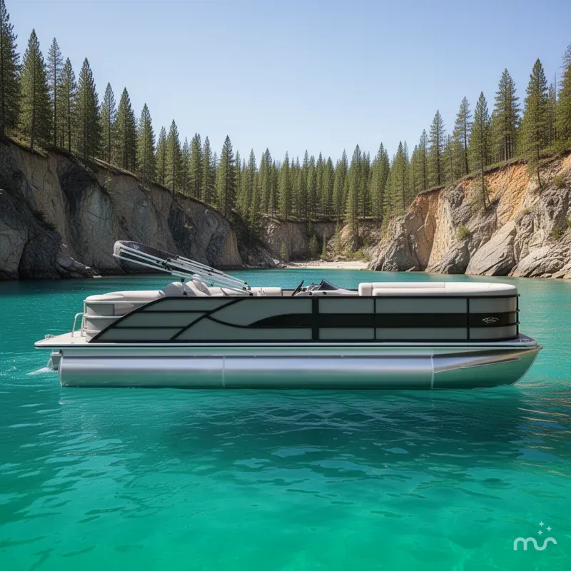 Slide: The Image of Bentley Pontoons Legacy 243 Swingback Ext. Triple Tube Pkg 2026 - 2