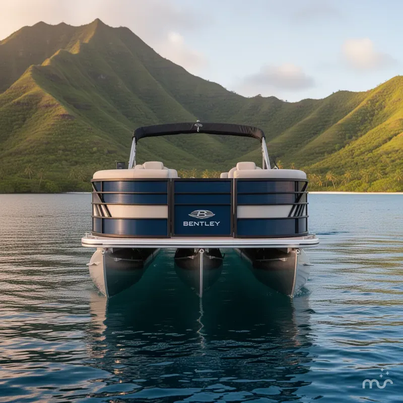 Slide: The Image of Bentley Pontoons Elite 223 Swingback DC Triple Tube Pkg 2026 - 1