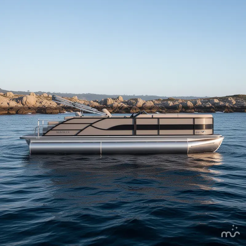 Slide: The Image of Bentley Pontoons Legacy 223 Swingback Triple Tube Pkg 2026 - 2