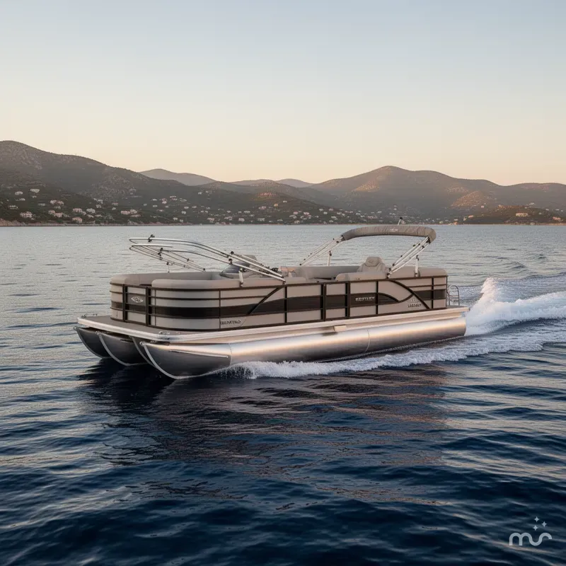 Slide: The Image of Bentley Pontoons Legacy 223 Navigator Triple Tube Pkg 2026 - 2