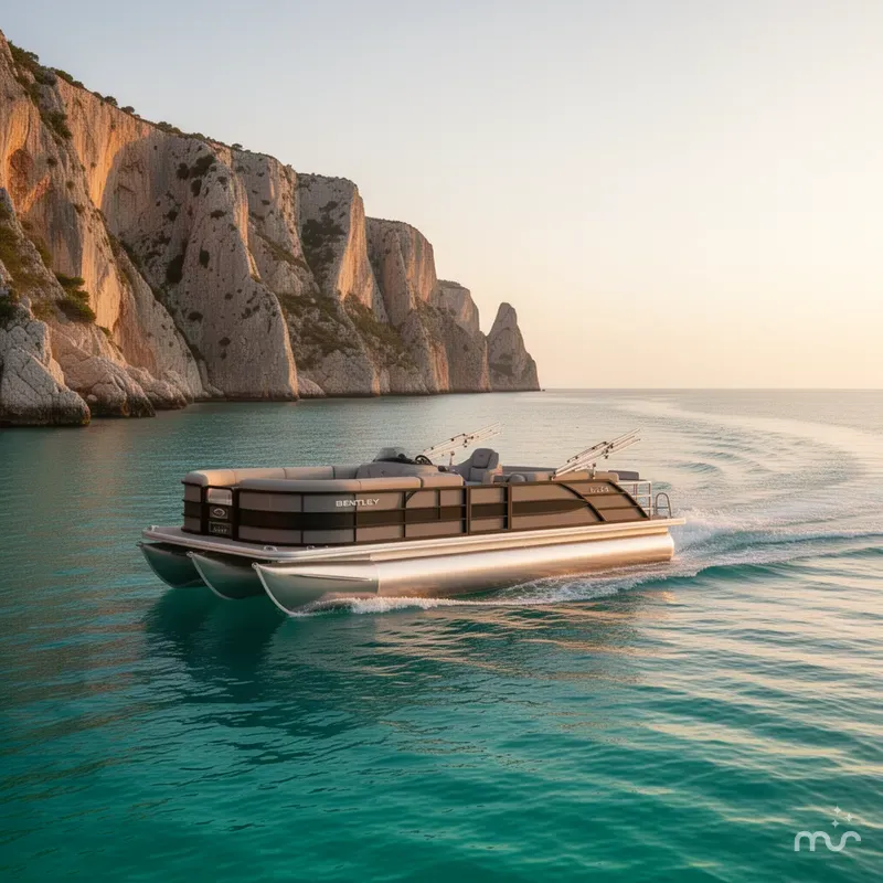 Slide: The Image of Bentley Pontoons Legacy 223 Swingback Triple Tube Pkg 2026 - 1