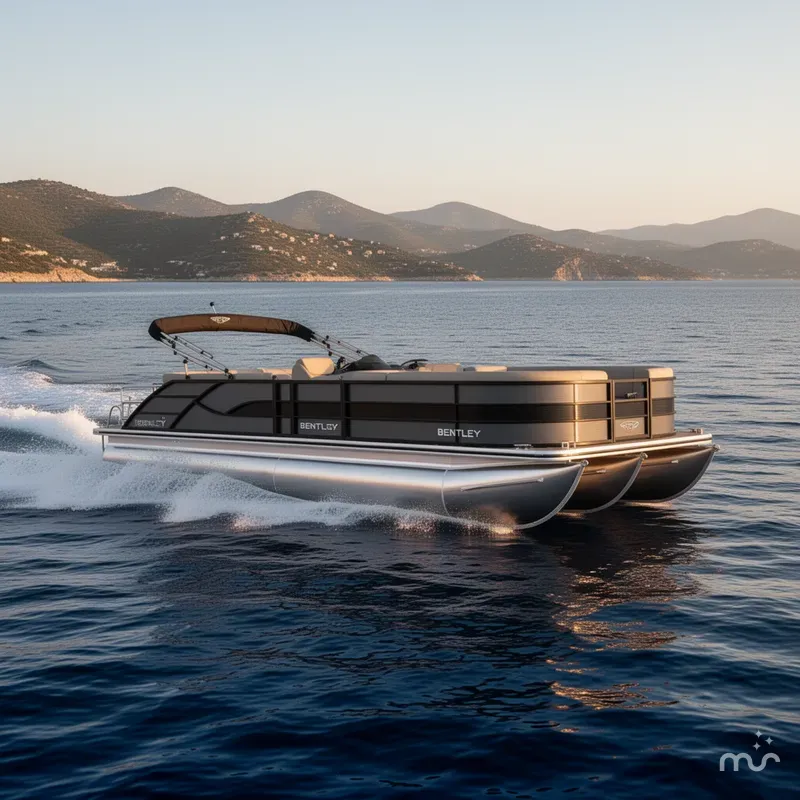 Slide: The Image of Bentley Pontoons Legacy 223 Swingback Triple Tube Pkg 2026 - 2