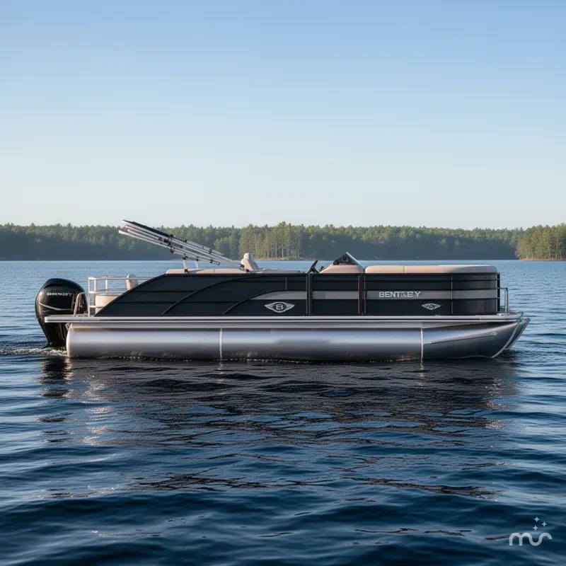 Slide: The Image of Bentley Pontoons Legacy 223 Swingback Triple Tube Pkg 2026 - 2