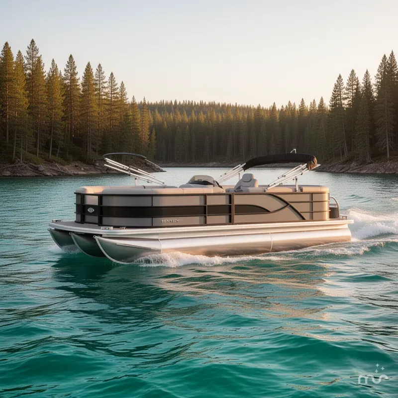 Slide: The Image of Bentley Pontoons Legacy 223 Navigator Triple Tube Pkg 2026 - 1