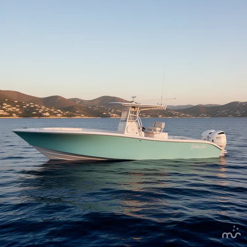 Slide: The Image of Yellowfin 31 Center Console 2002 - 2