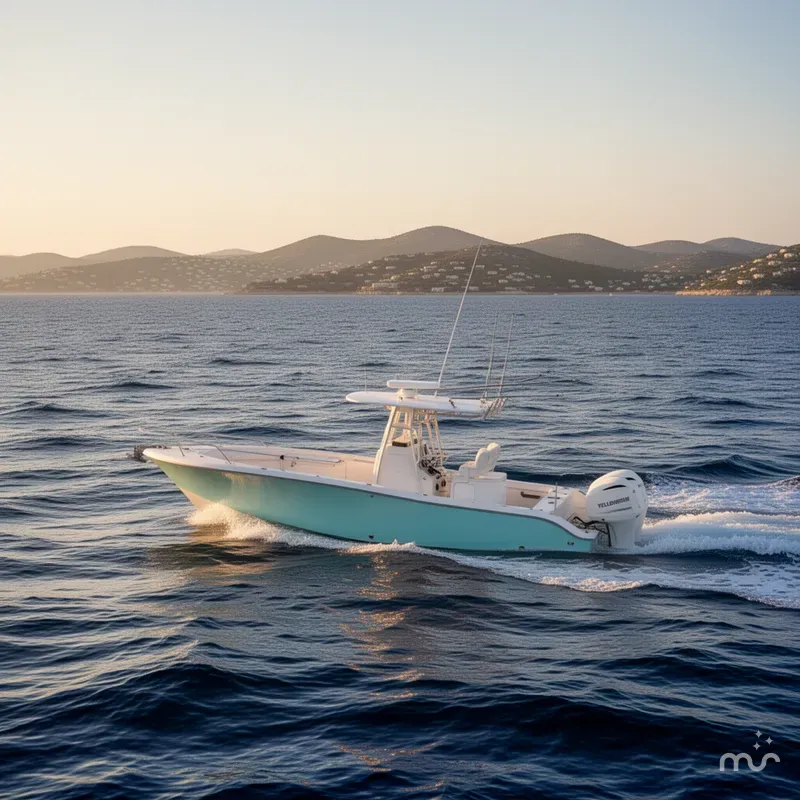 Slide: The Image of Yellowfin 31 Center Console 2002 - 4