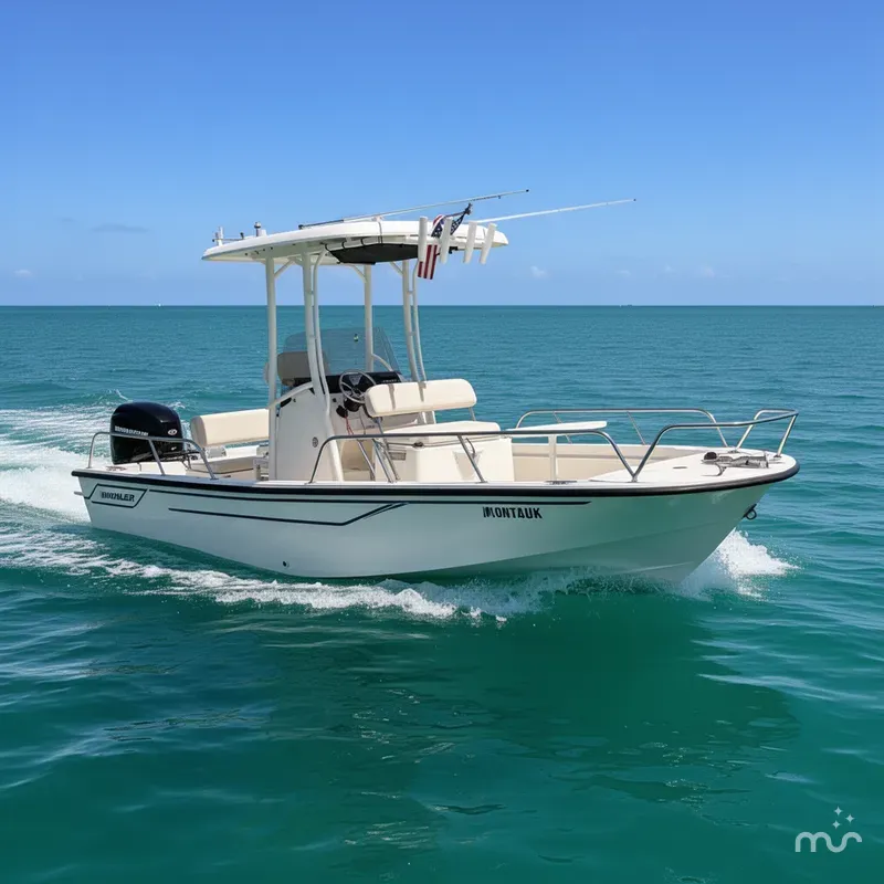 Slide: The Image of Boston Whaler 210 Montauk 2022 - 2