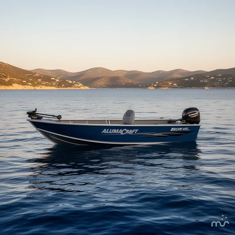 Slide: The Image of Alumacraft Escape 165 Tiller 2026 - 2