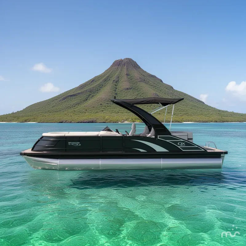 Slide: The Image of Bennington QX Swingback 25 QXSBA Tritoon 2026 - 2