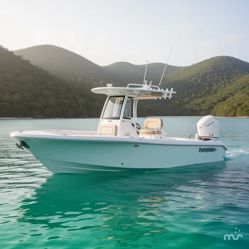 Slide: The Image of Everglades 253 Center Console 2026 - 2