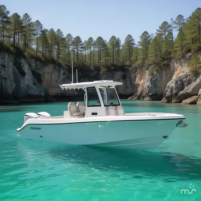 Slide: The Image of Everglades 285 Center Console 2026 - 2