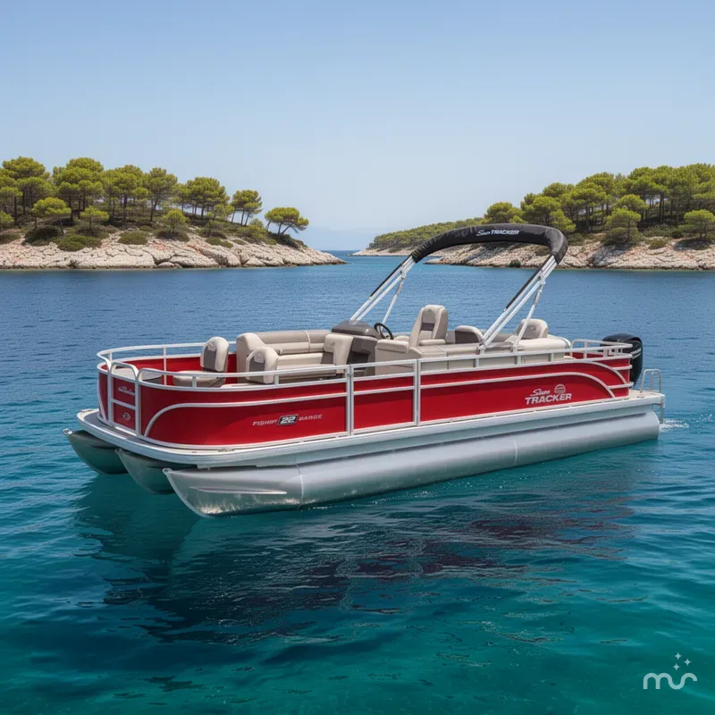 The Image of Sun Tracker Fishin' Barge 22 DLX 2026 - 0