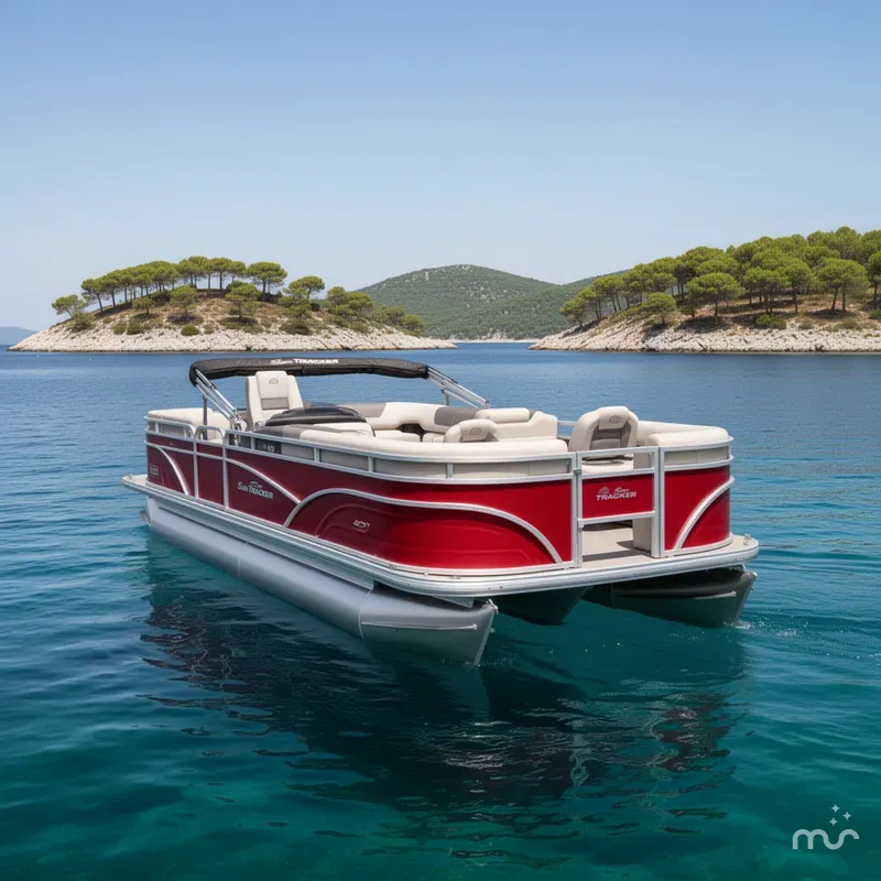 Slide: The Image of Sun Tracker Fishin' Barge 22 DLX 2026 - 3
