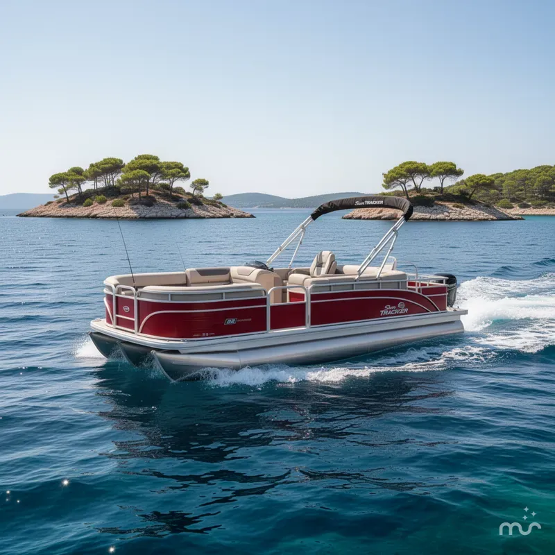 Slide: The Image of Sun Tracker Fishin' Barge 22 DLX 2026 - 4