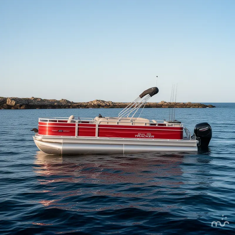 Slide: The Image of Sun Tracker Fishin' Barge 22 DLX 2026 - 2