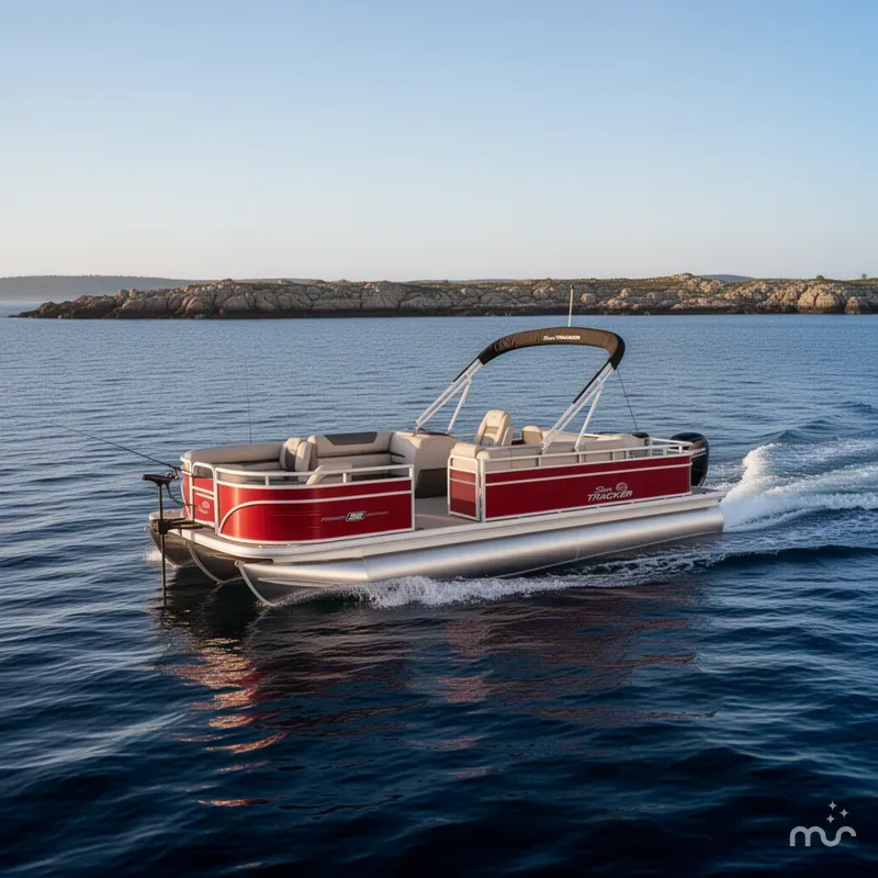 Slide: The Image of Sun Tracker Fishin' Barge 22 DLX 2026 - 4