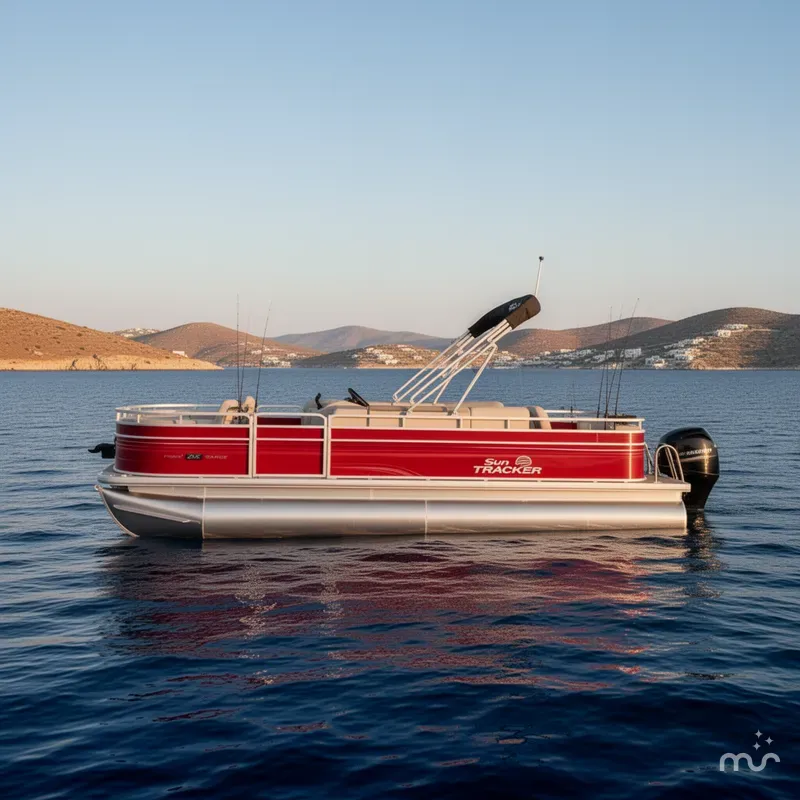 Slide: The Image of Sun Tracker Fishin' Barge 22 DLX 2026 - 2