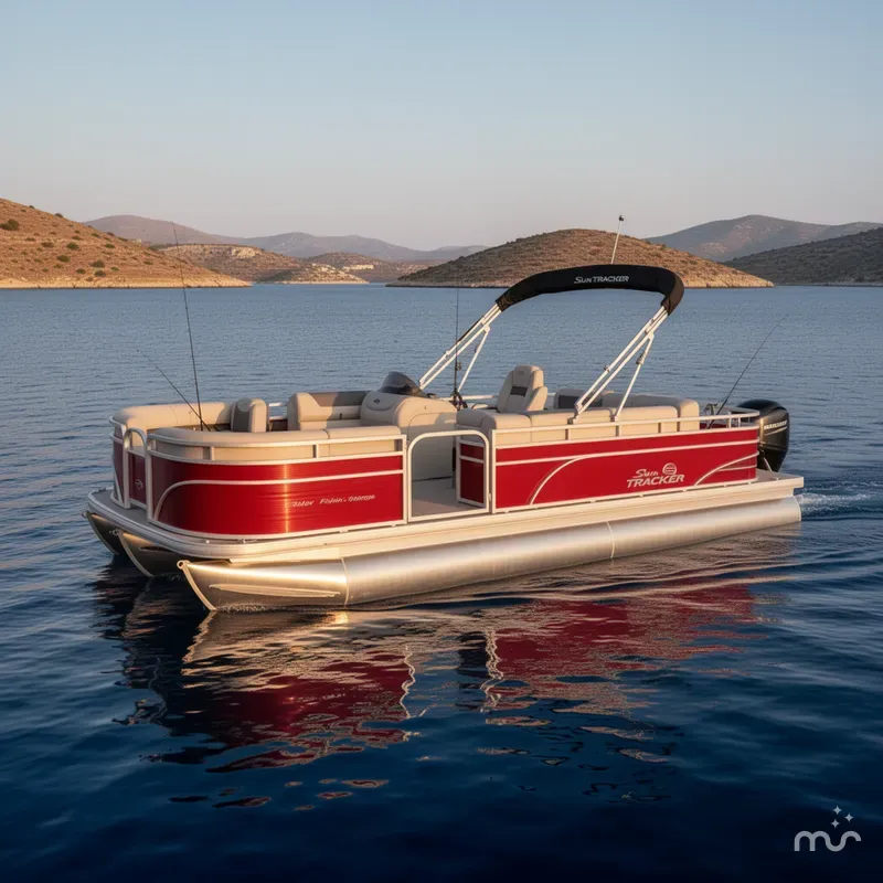 Slide: The Image of Sun Tracker Fishin' Barge 22 DLX 2026 - 4