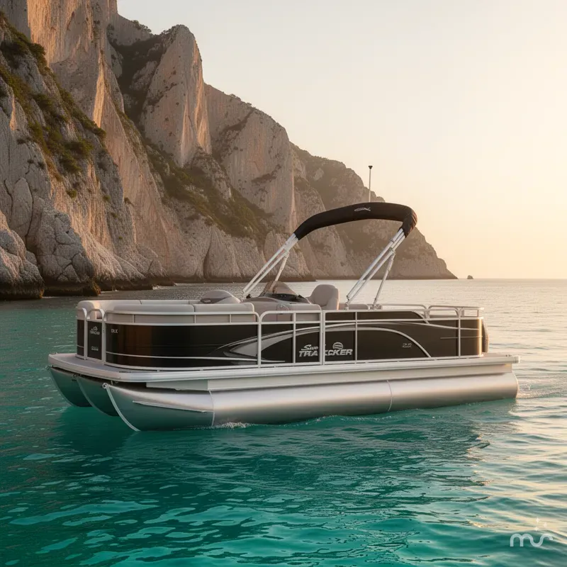 The Image of Sun Tracker Party Barge 22 RF DLX 2026 - 0