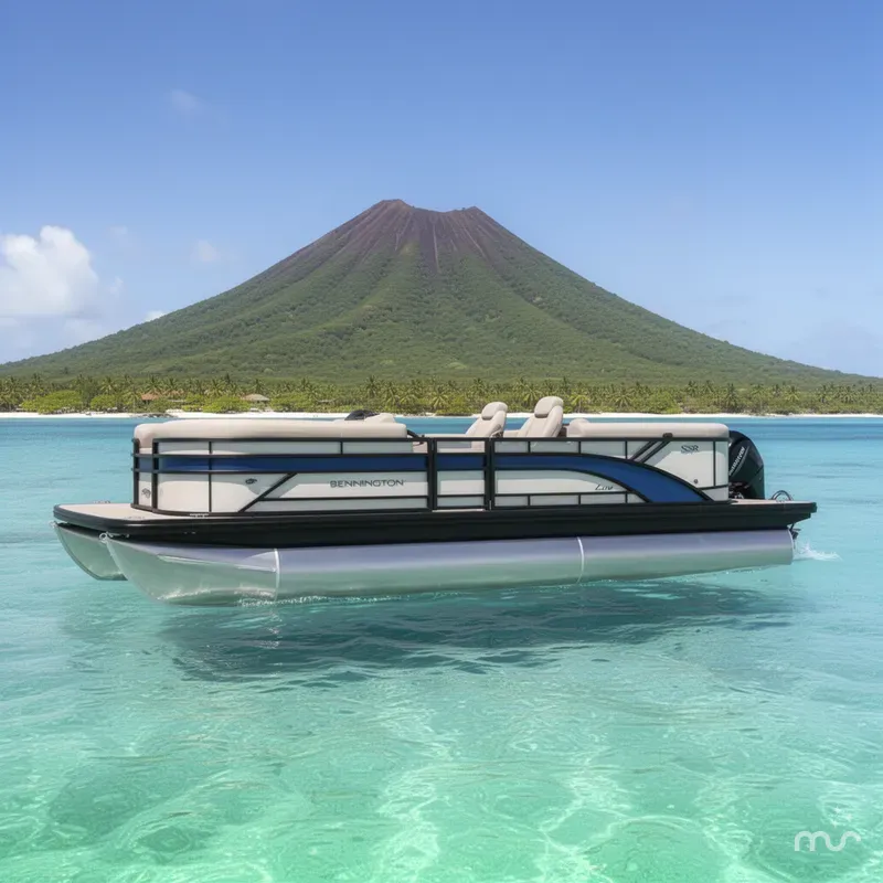 Slide: The Image of Bennington 22SSR Lux TriToon Pontoon 2026 - 2