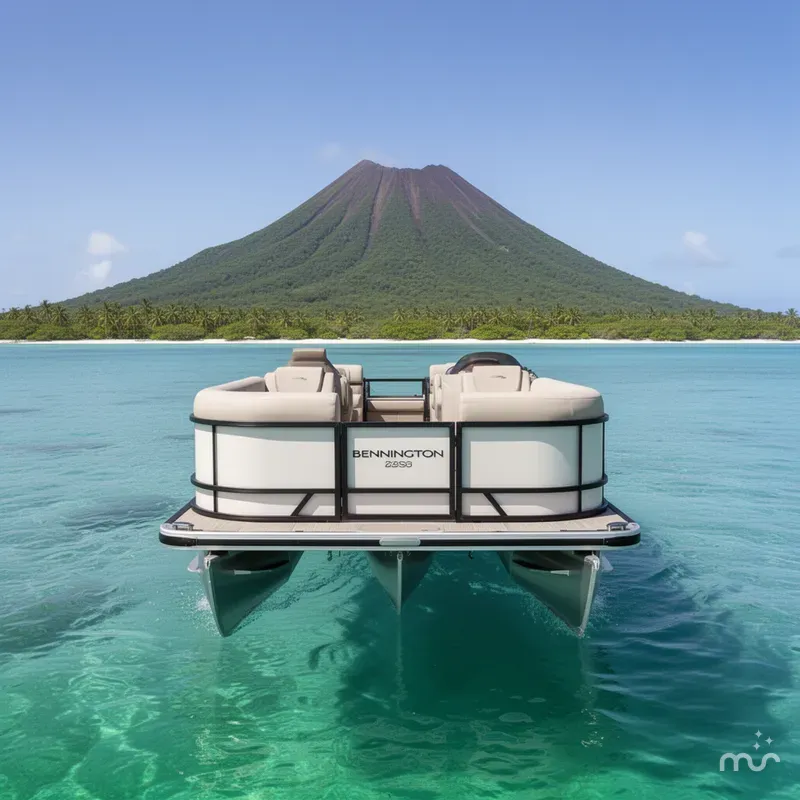 Slide: The Image of Bennington 22SSR Lux TriToon Pontoon 2026 - 3
