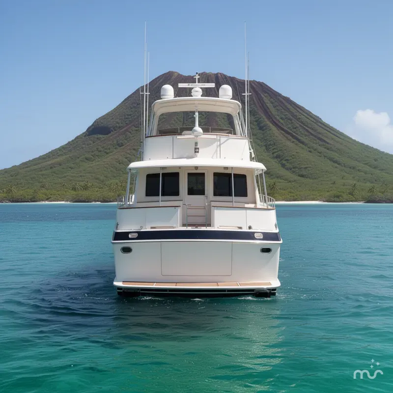 Slide: The Image of Hatteras 58 Long Range Cruiser 1975 - 3