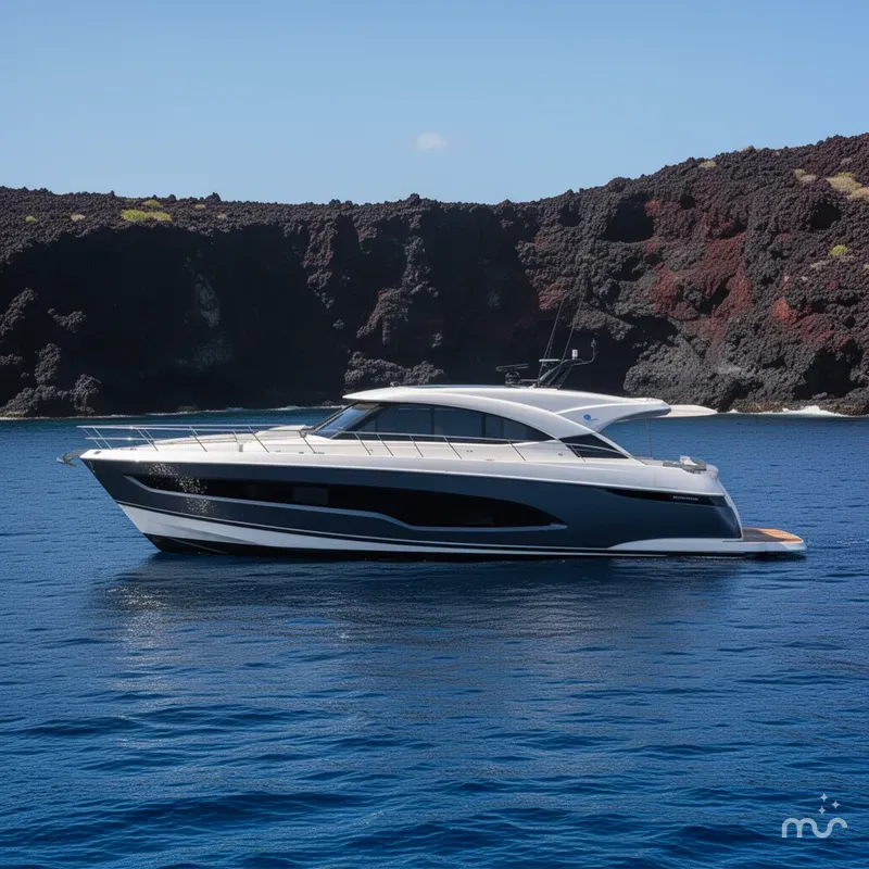 Slide: The Image of Riviera 5600 Sport Yacht Platinum Edition 2026 - 2
