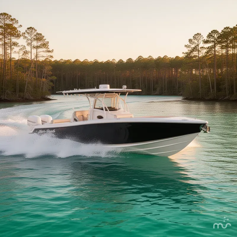 Slide: The Image of Nor-Tech 340 Sport Center Console 2012 - 4