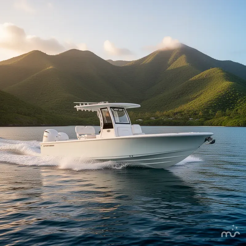 Slide: The Image of Sportsman Masters 247 Bay Boat 2026 - 2