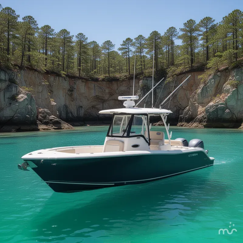 Slide: The Image of Cobia 296 Center Console 2015 - 2