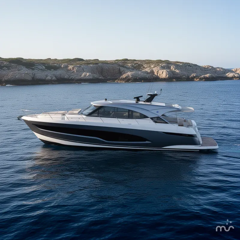 Slide: The Image of Riviera 5600 Sport Yacht Platinum Edition 2026 - 2