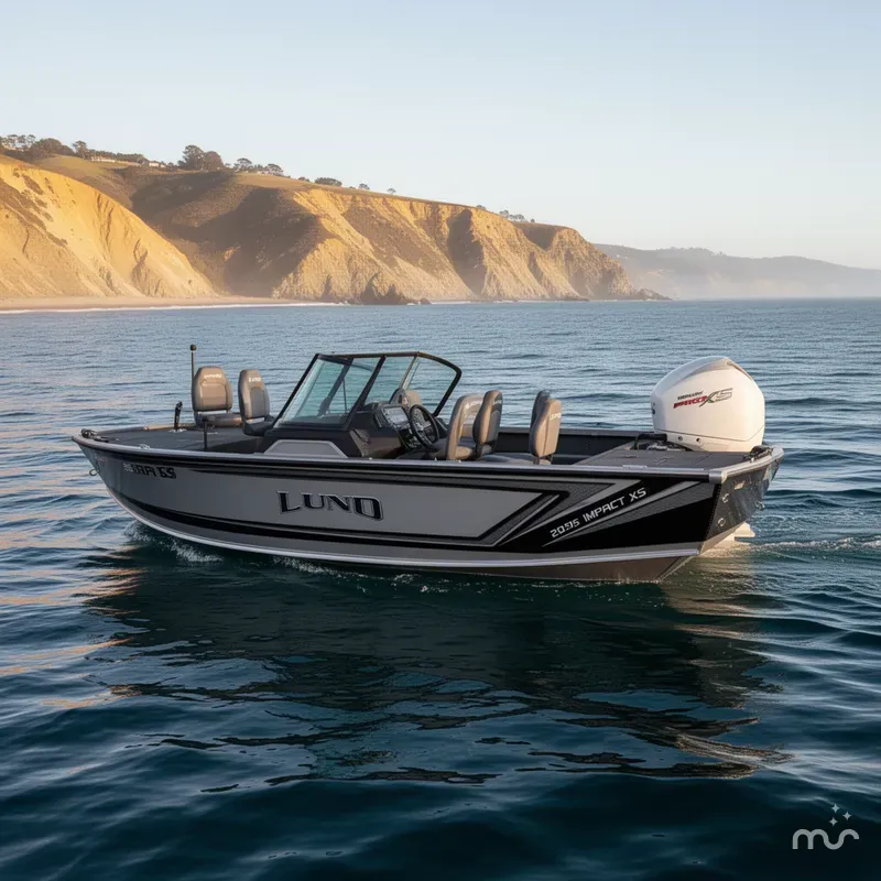 Slide: The Image of Lund Impact XS 2075 Sport w/ 225HP Mercury! 2026 - 2
