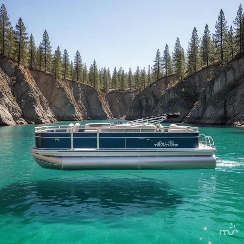 Slide: The Image of Sun Tracker Fishin' Barge 20 DLX 2026 - 2
