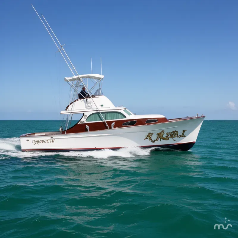 Slide: The Image of Rybovich Sport Fish 1949 - 0