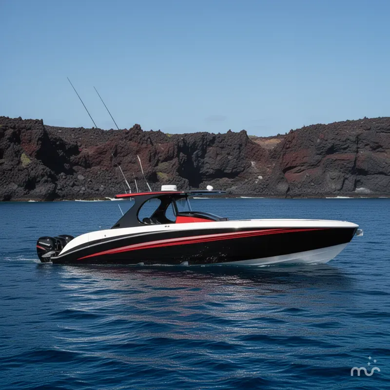 Slide: The Image of Mystic Powerboats M4200 2017 - 2