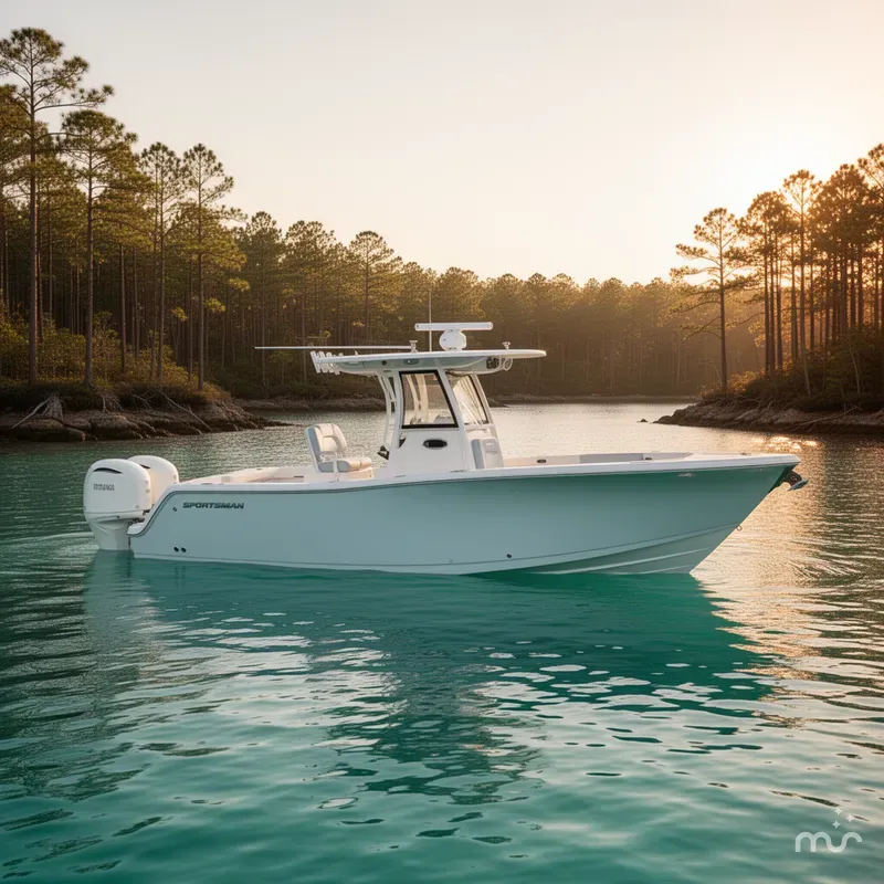 Slide: The Image of Sportsman Open 302 Center Console 2026 - 2