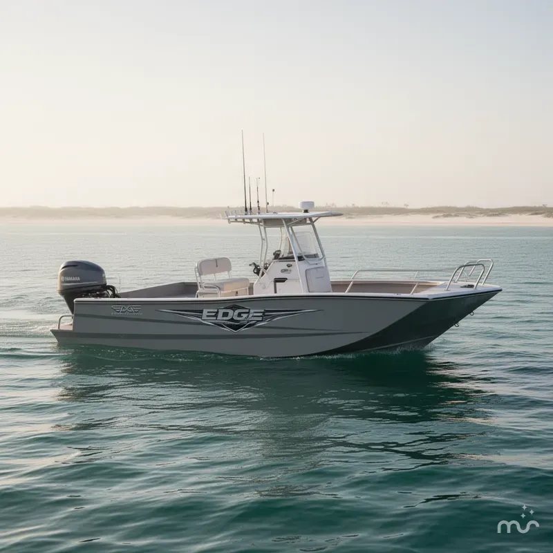 Slide: The Image of Edge Boats Sportsman Series 656DB MID DECK 2026 - 0