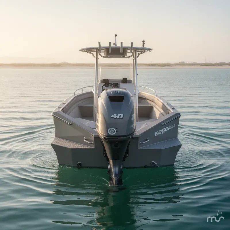 Slide: The Image of Edge Boats Sportsman Series 656DB MID DECK 2026 - 2