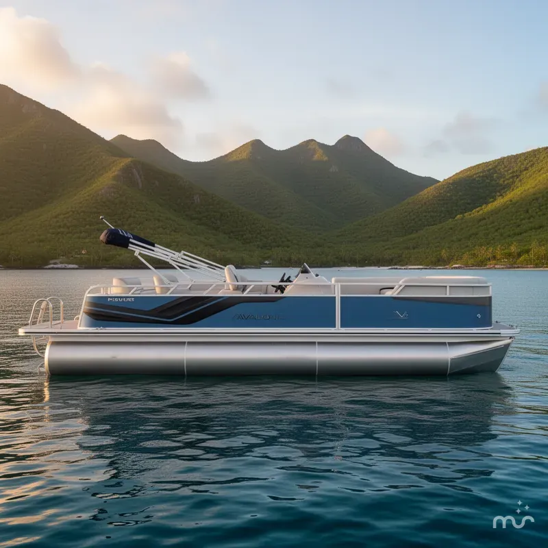 Slide: The Image of Avalon Venture 23 CRUISE REAR BENCH-140HP 2026 - 2