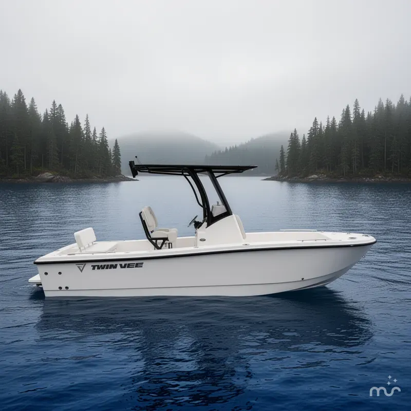 Slide: The Image of Twin Vee 22 BayCat 2026 - 2