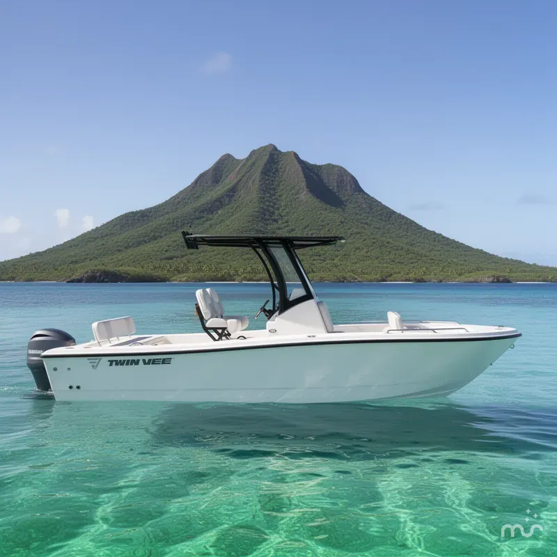 Slide: The Image of Twin Vee 22 BayCat 2026 - 2