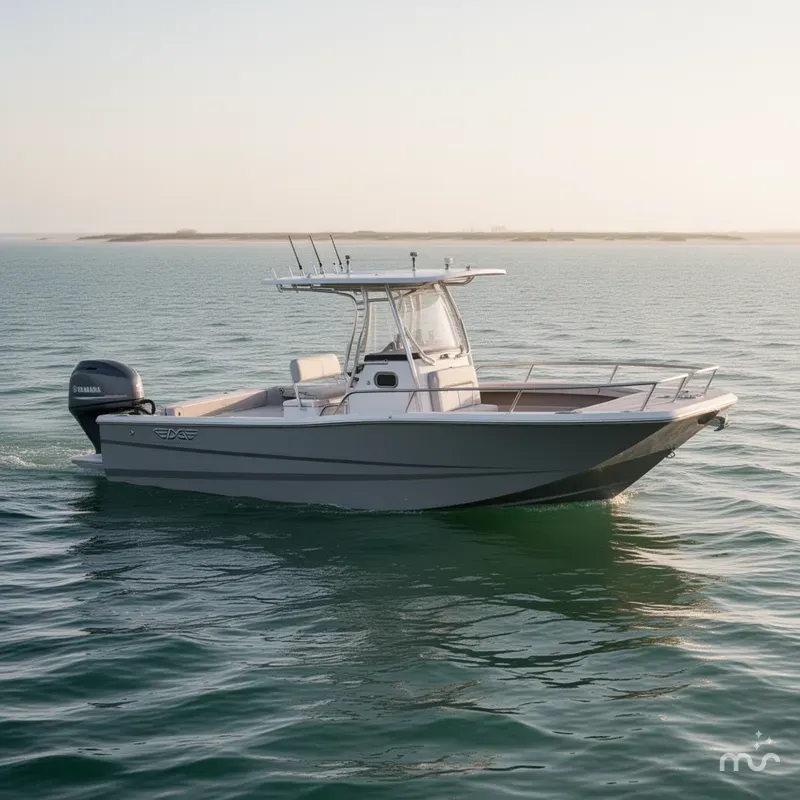 Slide: The Image of Edge Boats Sportsman Series 656DB MID DECK 2026 - 0