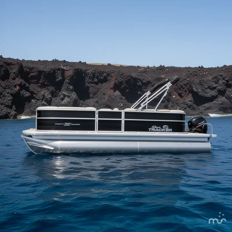 Slide: The Image of Sun Tracker Party Barge 20 DLX 2026 - 2