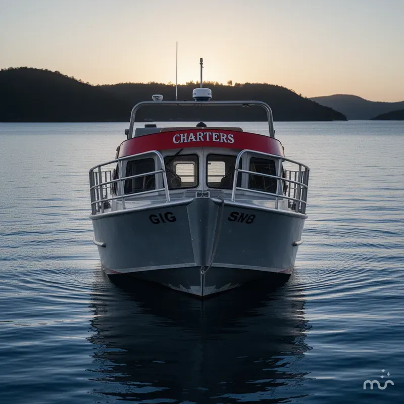Slide: The Image of Custom Aluminum SMW 38 Cruiser 1994 - 1