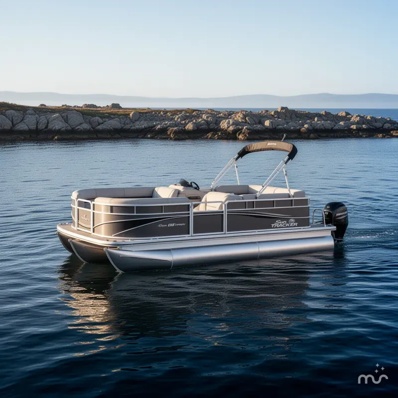 The Image of Sun Tracker Party Barge 16 DLX 2026 - 0