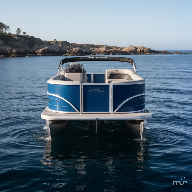 Slide: The Image of Sun Tracker Party Barge 16 DLX 2026 - 3